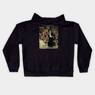 Kareem Abdul Jabbar and Pat Riley 1985 Kids Hoodie